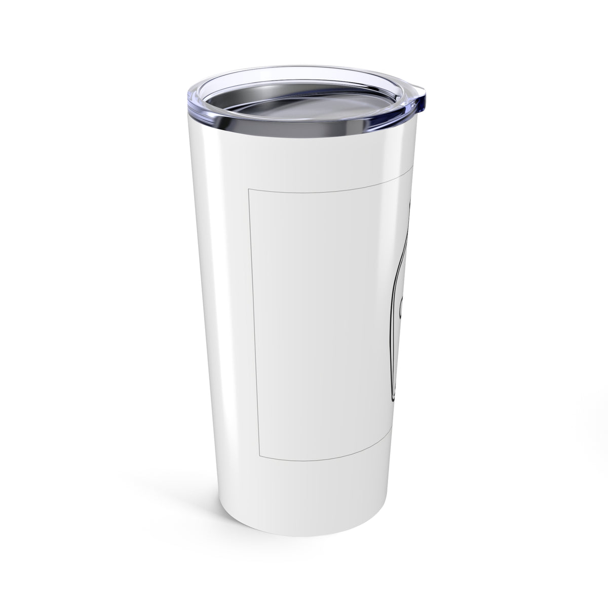 Abstract Terracotta Vase Doodle | 20oz Stainless Steel Tumbler for Travel | Family & Friend Gift | Chicken Scratch Irony Aesthetic