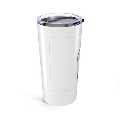 Abstract Terracotta Vase Doodle | 20oz Stainless Steel Tumbler for Travel | Family & Friend Gift | Chicken Scratch Irony Aesthetic