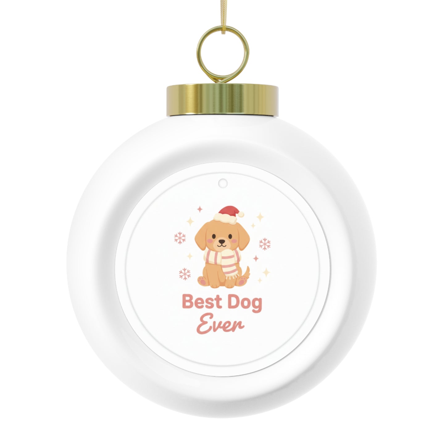 Christmas Ball Ornament - Best Dog Ever