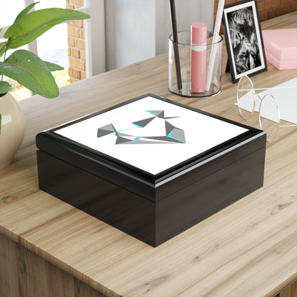 Chrome 3D Heart | Jewelry Box for Rings & Trinkets | Valentine, Galentine & Couple Gift | Y2K Aesthetic Silver