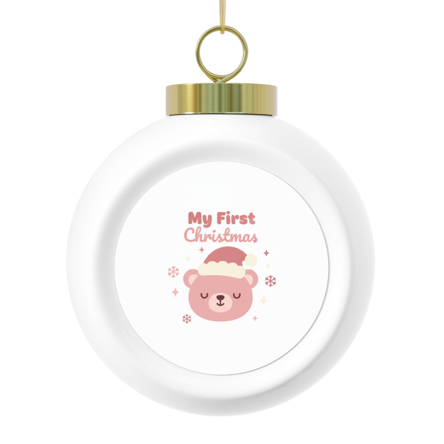 Christmas Ball Ornament - My First Christmas Keepsake
