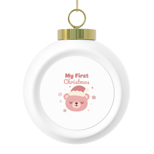 Christmas Ball Ornament - My First Christmas Keepsake