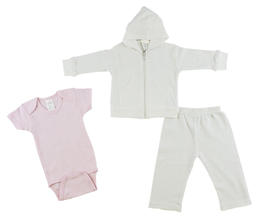 Infant Sweatshirt, Onezie And Pants - 3 Pc Set - Loomini
