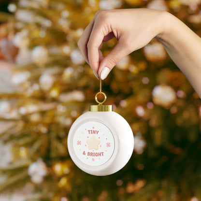Christmas Ball Ornament - Tiny & Bright