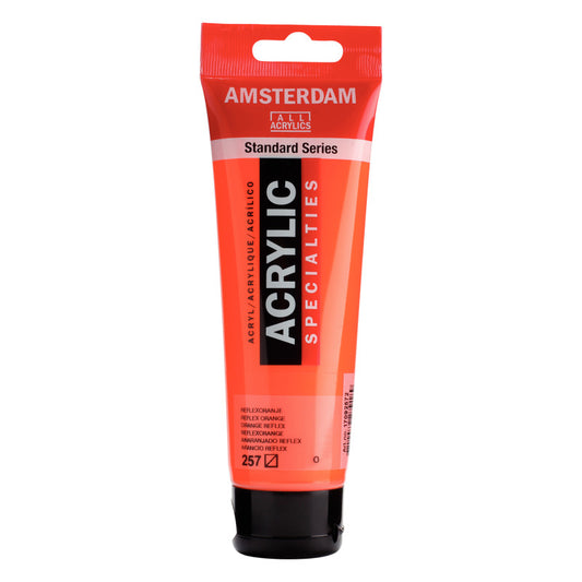 Standard Acrylic Paint, 120ml, Reflex Orange 257