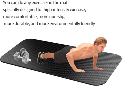 Exercise Equipment Mat - Treadmill Mat, Exercise Bike Mat, Fitness Mat, Elliptical Mat, Jump Rope Mat, Yoga Mat, Gym Mat Use on Hardwood Floors Protection…