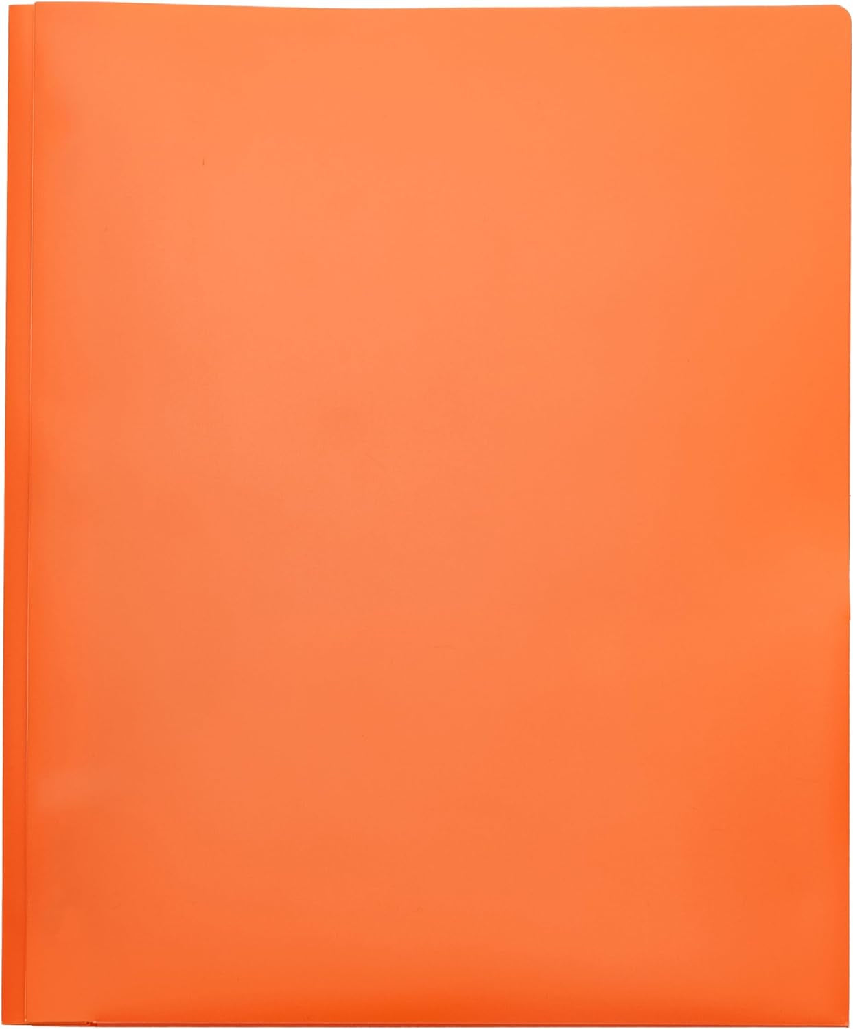 Heavy Duty Plastic Folders with 2 Pockets for Letter Size Paper, Pack of 12, Assorted Color
