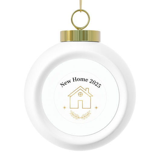 Ceramic Christmas Ornament - New Home 2025