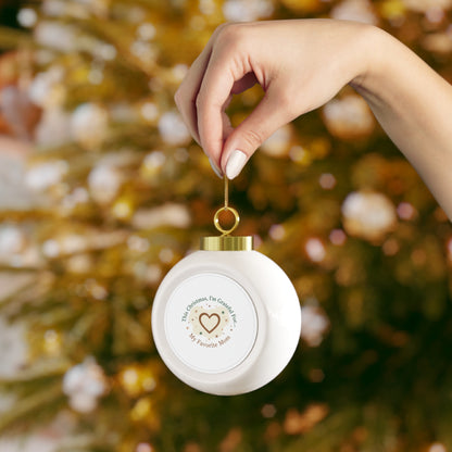 Christmas Ball Ornament - My Favorite Mom