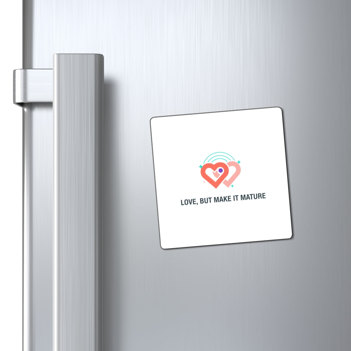 Mature Romance Vibes | Sublimation Fridge Magnet Set + Sticker Feel | Valentine & Galentine Gift for Couples/Friends | Modern Minimal Y2K