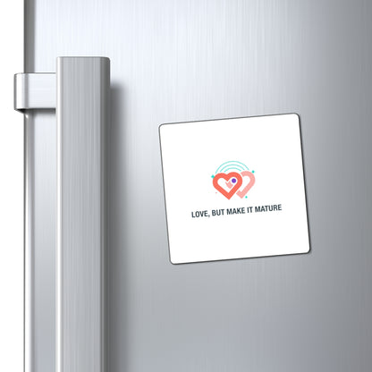 Mature Romance Vibes | Sublimation Fridge Magnet Set + Sticker Feel | Valentine & Galentine Gift for Couples/Friends | Modern Minimal Y2K