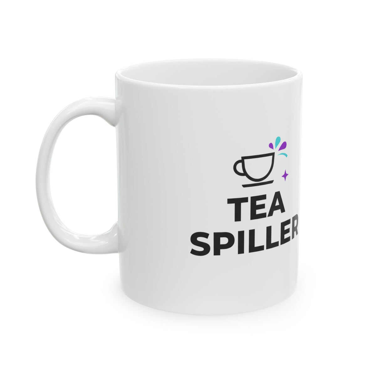 Thanks For Always Spilling The Tea | 11oz Ceramic Mug for Gossip Bestie | Galentine’s & Friends Gift | Y2K Valentine Aesthetic