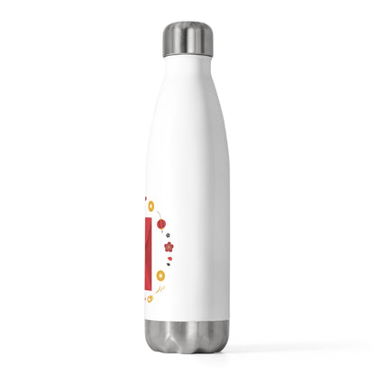 Fire Horse Red Envelope w/ Gold Horse Emblem | 20oz Insulated Stainless Tumbler | Lunar New Year Gift for Family & Friends | Festive Red