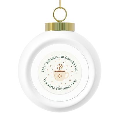 Ceramic Christmas Ornament – You Make Christmas Cozy