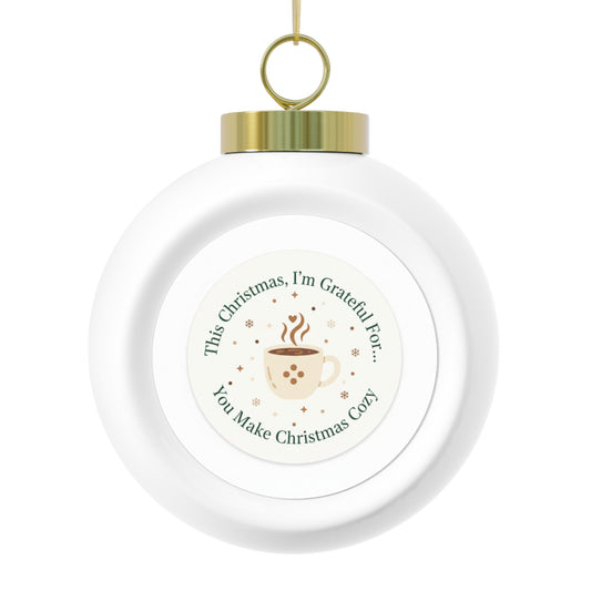 Ceramic Christmas Ornament – You Make Christmas Cozy