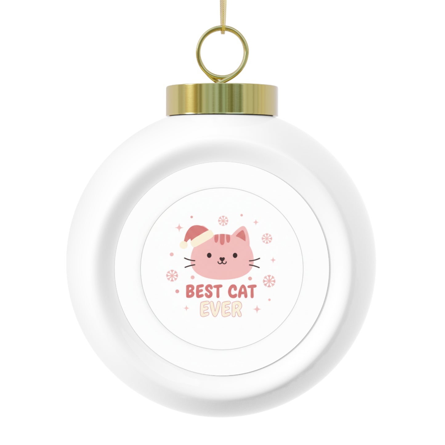 Christmas Ball Ornament - Best Cat Ever