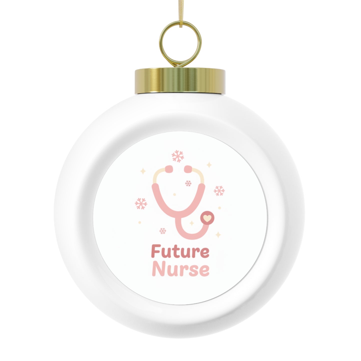 Christmas Ball Ornament - Future Nurse