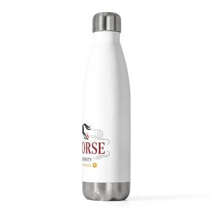 Fire Horse Lunar New Year 2026 Art | 20oz Insulated Stainless Steel Tumbler Bottle | CNY Gift for Family & Teachers | Red Gold