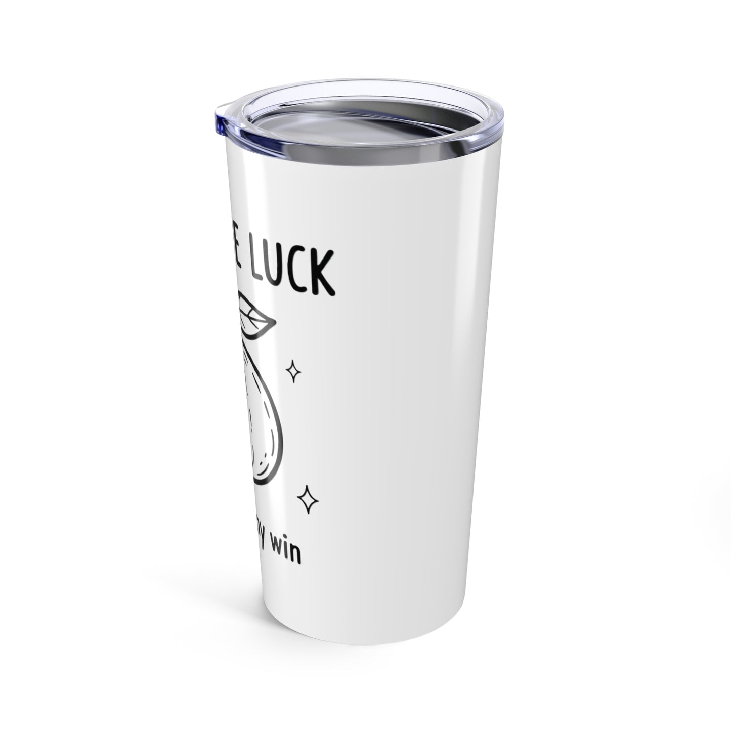 20oz Tumbler, Tangerine Luck, Family Gift, Friend Gift
