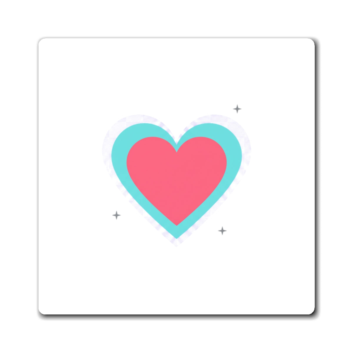Blur Heart Magnet | Dreamy Aesthetic Fridge Decor | Galentine’s & Valentine Gift for Friends/Couple | Y2K Soft Gradient Vibe
