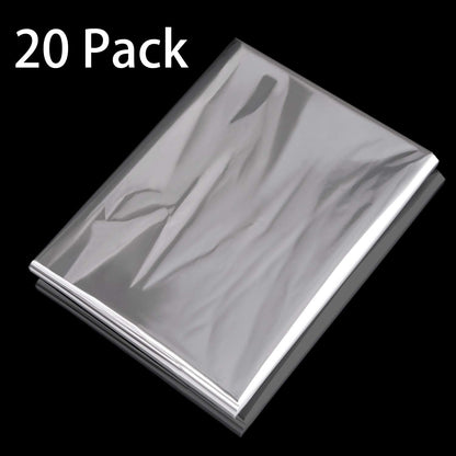 Clear Basket Bags 20Pack Large Cellophane Gift Bags for Baskets Cellophane Wrap for Gift 2 Mil Thick (24"X30")