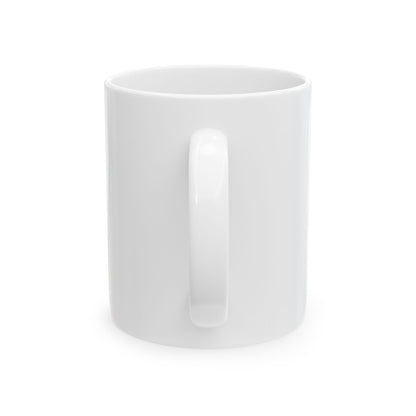 Cherry Blossom Branch Ink Wash | 11oz Ceramic Coffee Mug, Sublimation Print | Family & Friend Gift | Chicken Scratch Irony