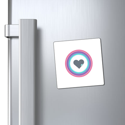 Gradient Aura Mesh Valentine | Aesthetic Sublimation Magnet Set | Galentine’s & Self‑Love Gift | Y2K Dreamy Pastel