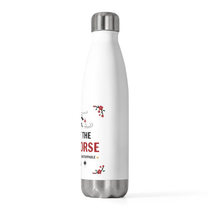 Fire Horse 2026 Lunar New Year | 20oz Insulated Stainless Steel Tumbler Bottle | Family & Teacher Gift | Red Gold CNY Style