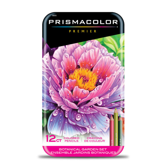 Premier Colored Pencils, Soft Core, Botanical Garden Set, 12 Count