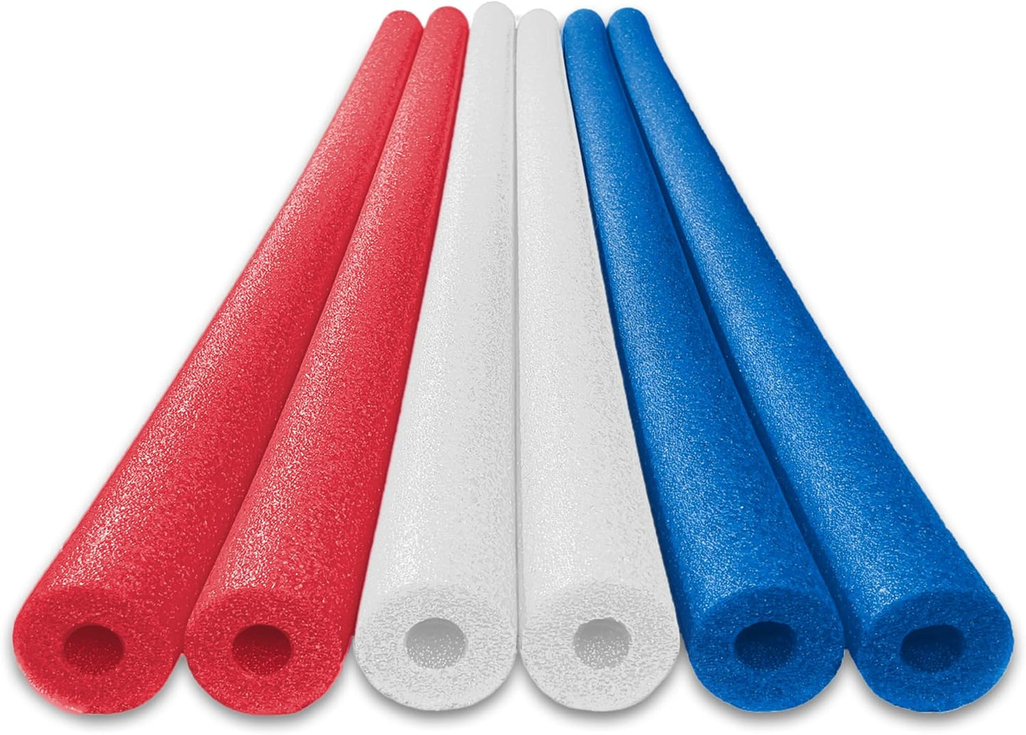 Deluxe Foam Pool Swim Noodles - 6 Pack