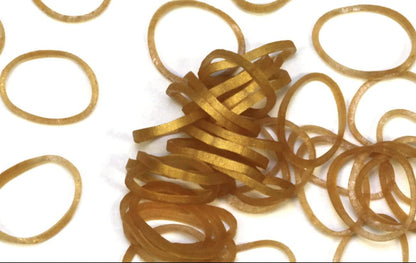 ® Gold Rubber Bands with 24 C-Clips (600 Count)