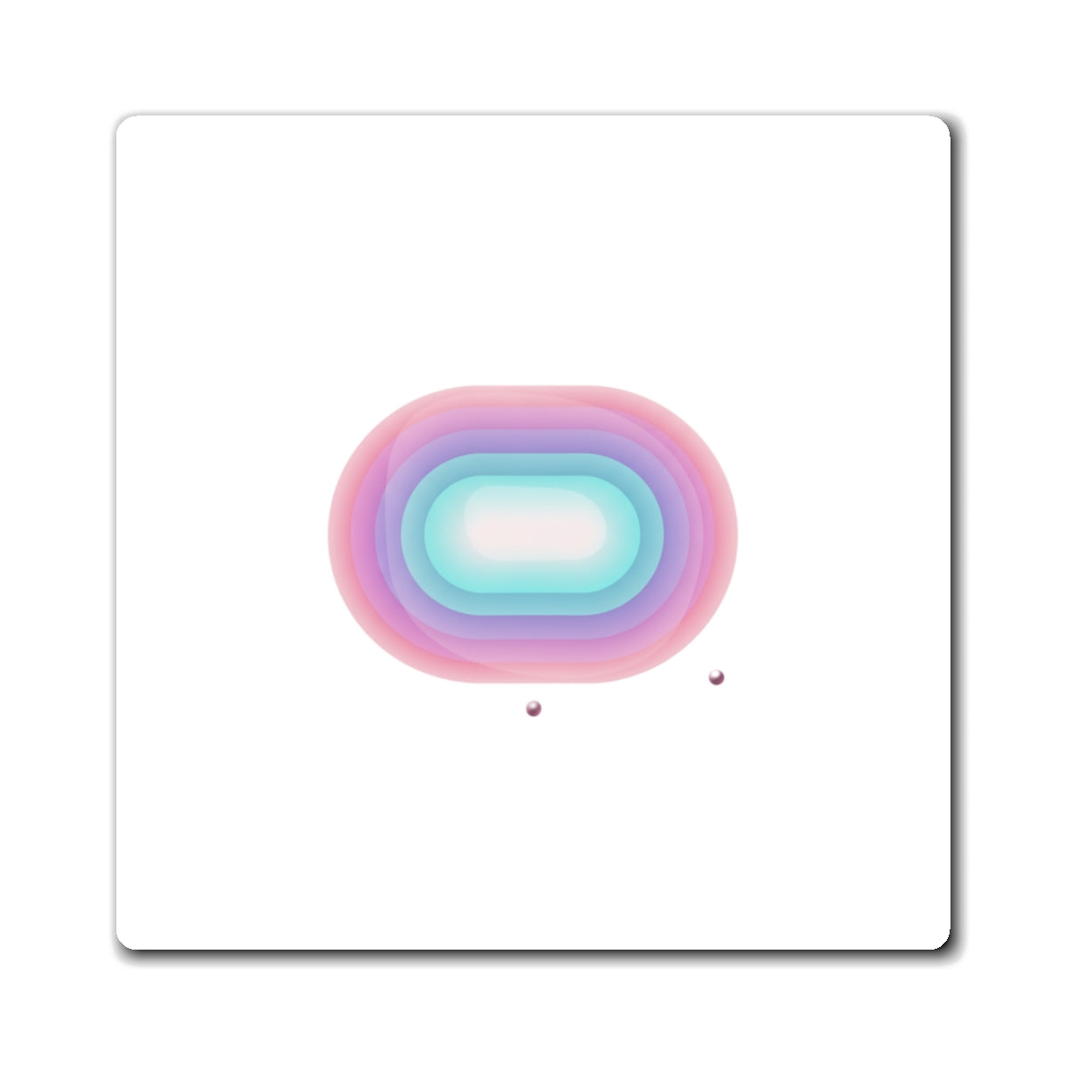 Gradient Aura Mesh Valentine | Aesthetic Fridge Magnets Set | Galentine’s & Teen Gift | Y2K Soft Gradient Decor