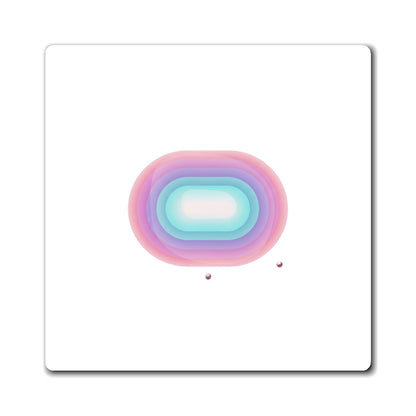 Gradient Aura Mesh Valentine | Aesthetic Fridge Magnets Set | Galentine’s & Teen Gift | Y2K Soft Gradient Decor