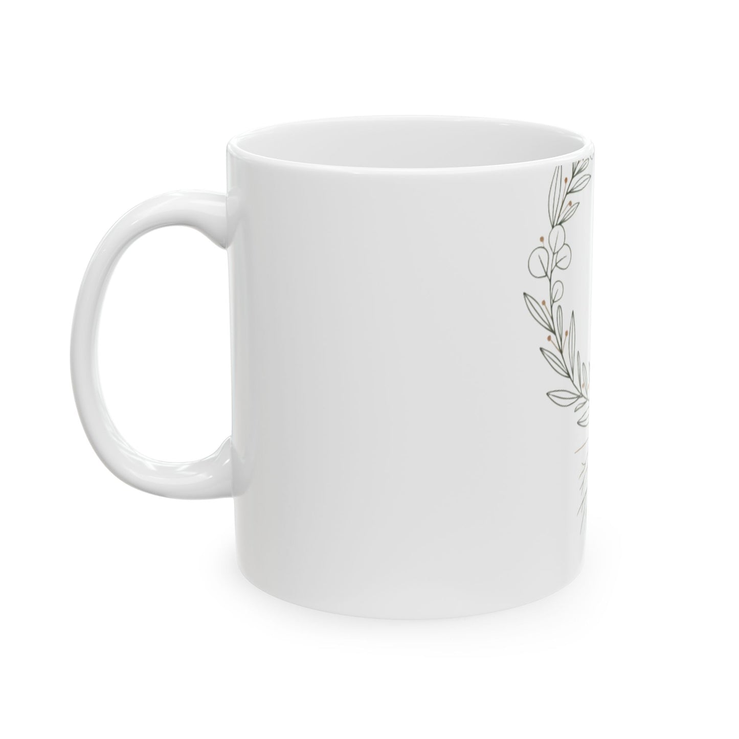 11oz Ceramic Mug, Rooted Grounded, Family Gift, Friend Gift