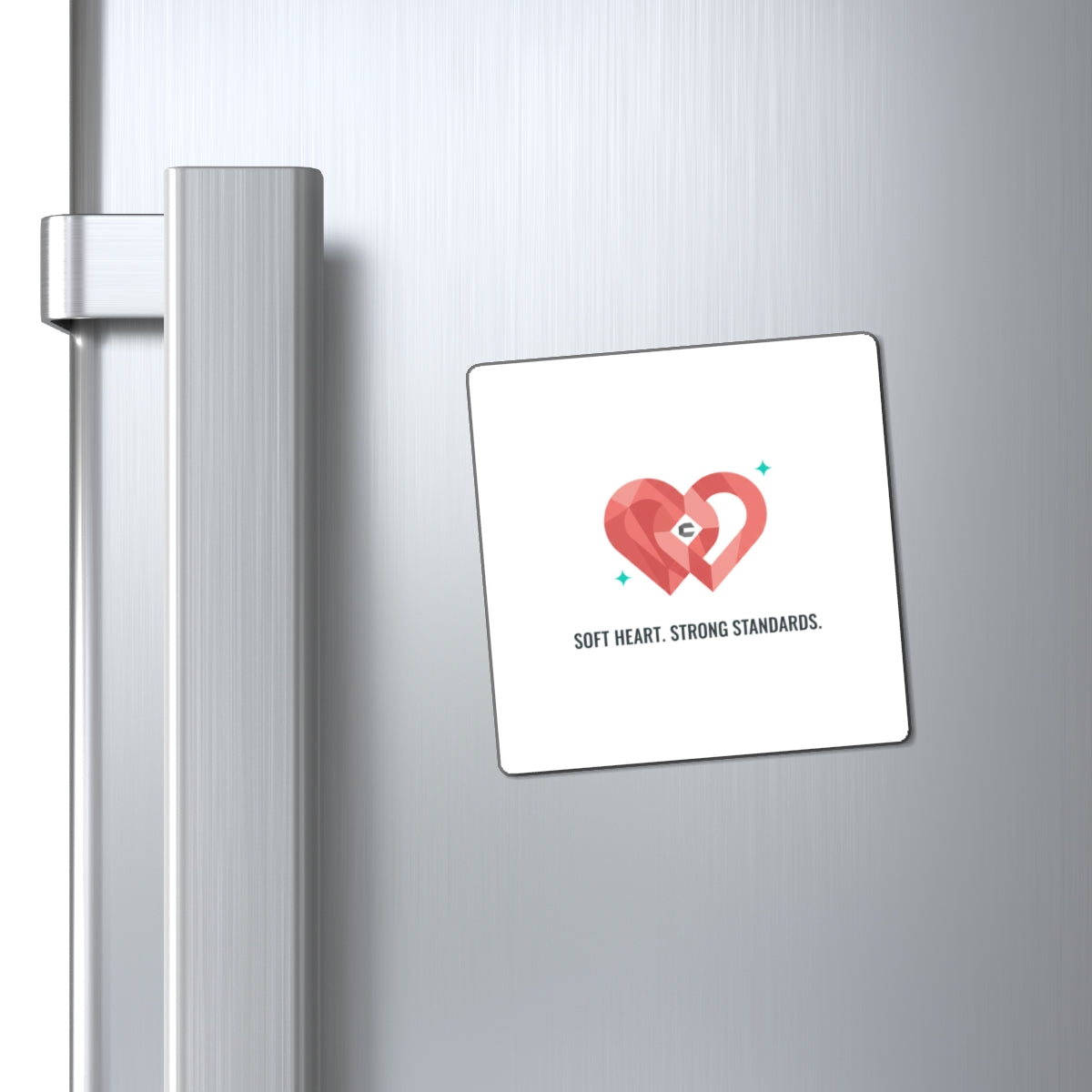 Mature Romance Quote | Sublimation Fridge Magnet Set for Couples | Valentine & Anniversary Gift | Modern Aesthetic Love