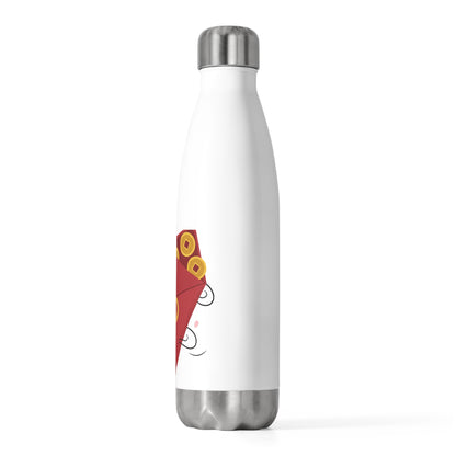 Red Envelope Horse Emblem | 20oz Insulated Stainless Tumbler | Lunar New Year Gift for Family & Teachers | Gold Foil Red