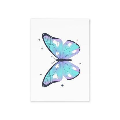 Holographic Gradient Butterfly | Holiday Greeting Card + Postcard | Valentine & Galentine Gift | Y2K Aesthetic