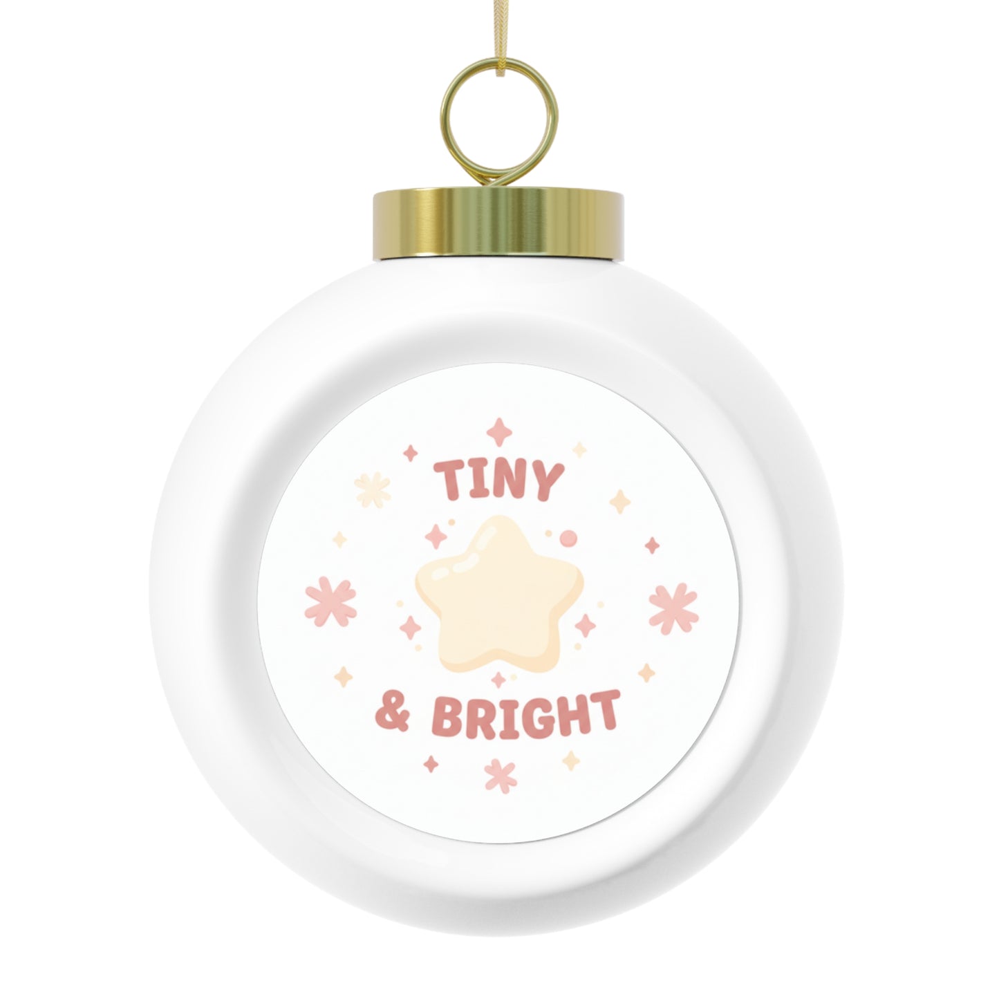 Christmas Ball Ornament - Tiny & Bright
