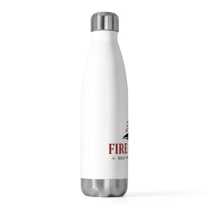 Fire Horse Lunar New Year 2026 | 20oz Insulated Stainless Steel Tumbler Bottle | Family & Teacher Gift | Red Gold CNY Style