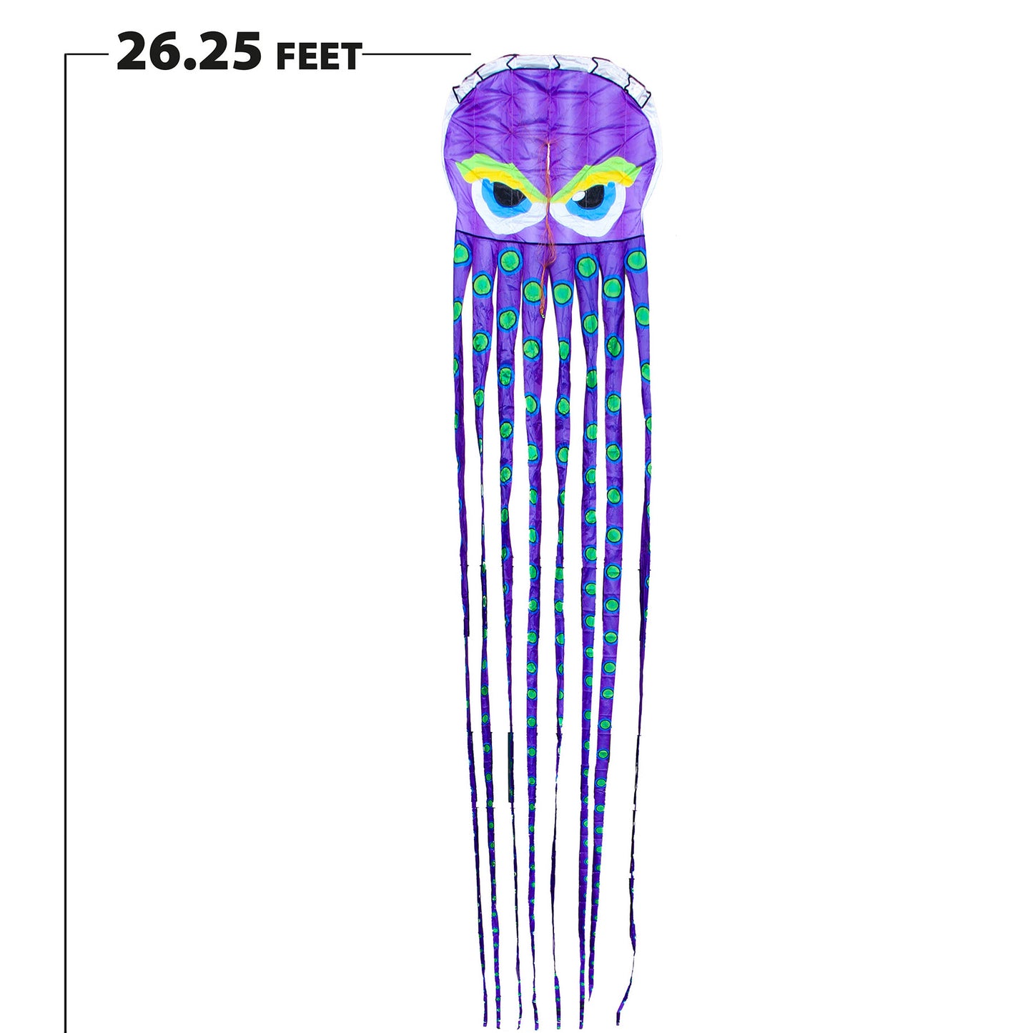 Giant 26' Octopus Airfoil Nylon 3-D Kite