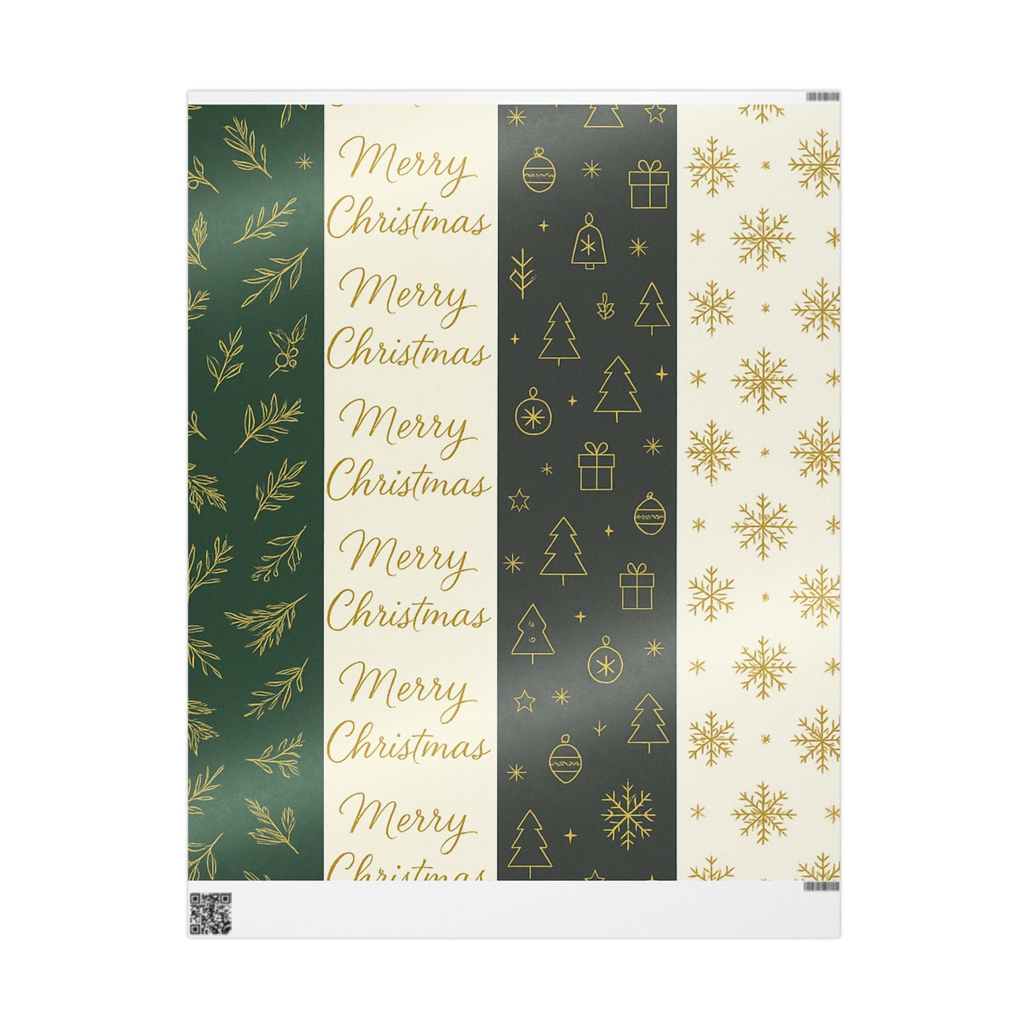 Christmas Wrapping Paper Set - Merry Christmas Designs