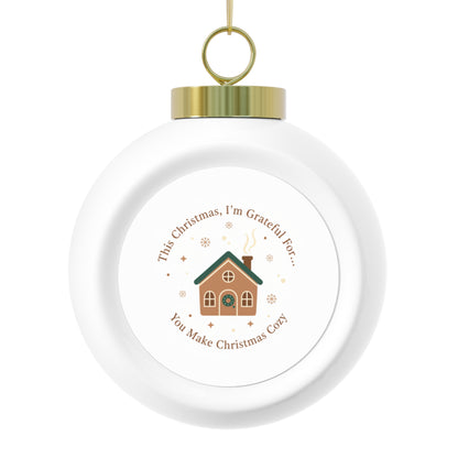 Ceramic Christmas Ornament — You Make Christmas Cozy