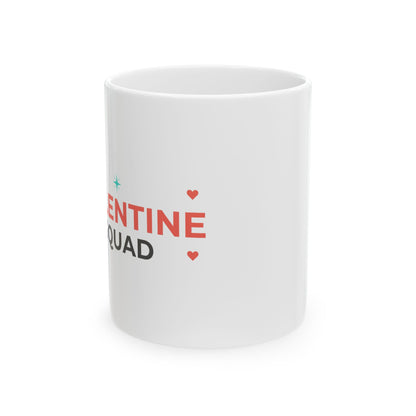 GALENTINE'S SQUAD | 11oz Ceramic Coffee Mug for Besties | Galentine’s Day & Friendship Gift | Retro 70s Gradient