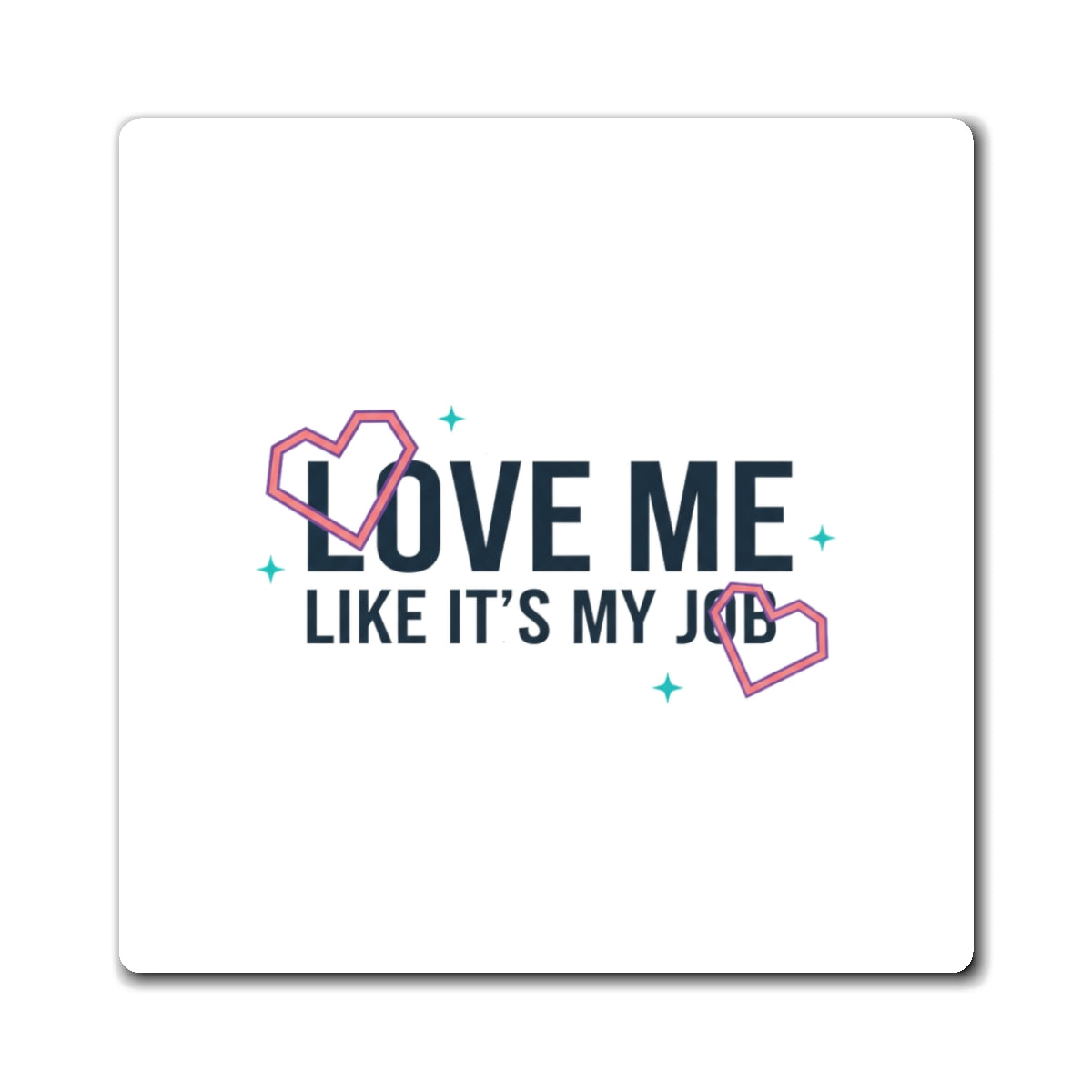 Self Love Gradient Affirmation | Aesthetic Sublimation Magnets Set | Galentine’s & Teen Dorm Decor Gift | Y2K Gen Z Vibe