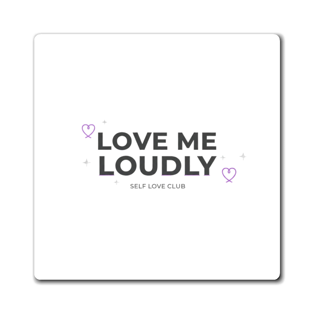 Self Love Gradient Quote | Aesthetic Fridge Magnet Set | Galentine’s & Teen Room Gift | Y2K Valentine Vibes