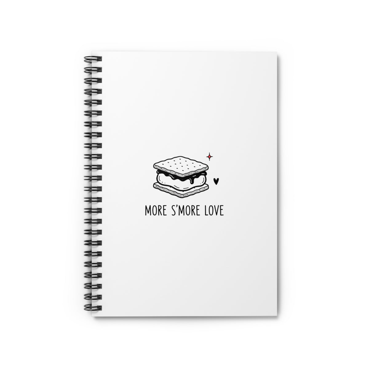 Spiral Journal Notebook, Smore Love, School Gift, Book Collector