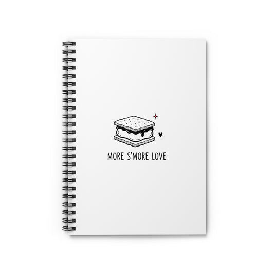 Spiral Journal Notebook, Smore Love, School Gift, Book Collector
