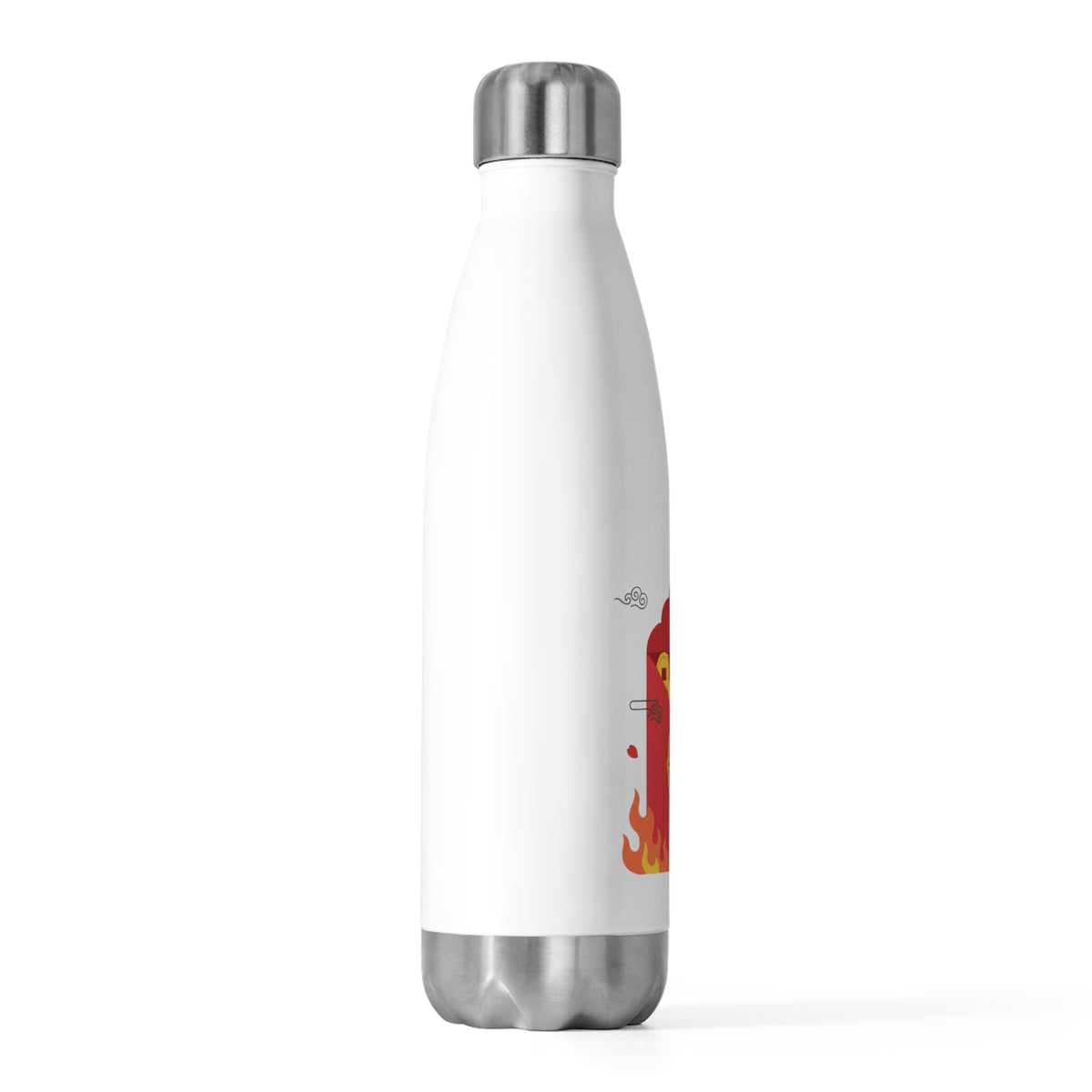 Red Envelope Horse Emblem | 20oz Insulated Tumbler Bottle for Travel | Lunar New Year Gift for Family & Teachers | Gold Foil Red