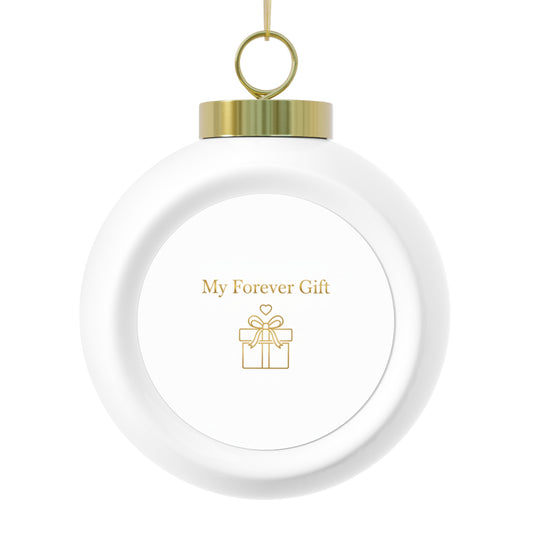 Christmas Ball Ornament — My Forever Gift Vintage Ceramic Holiday Ornament