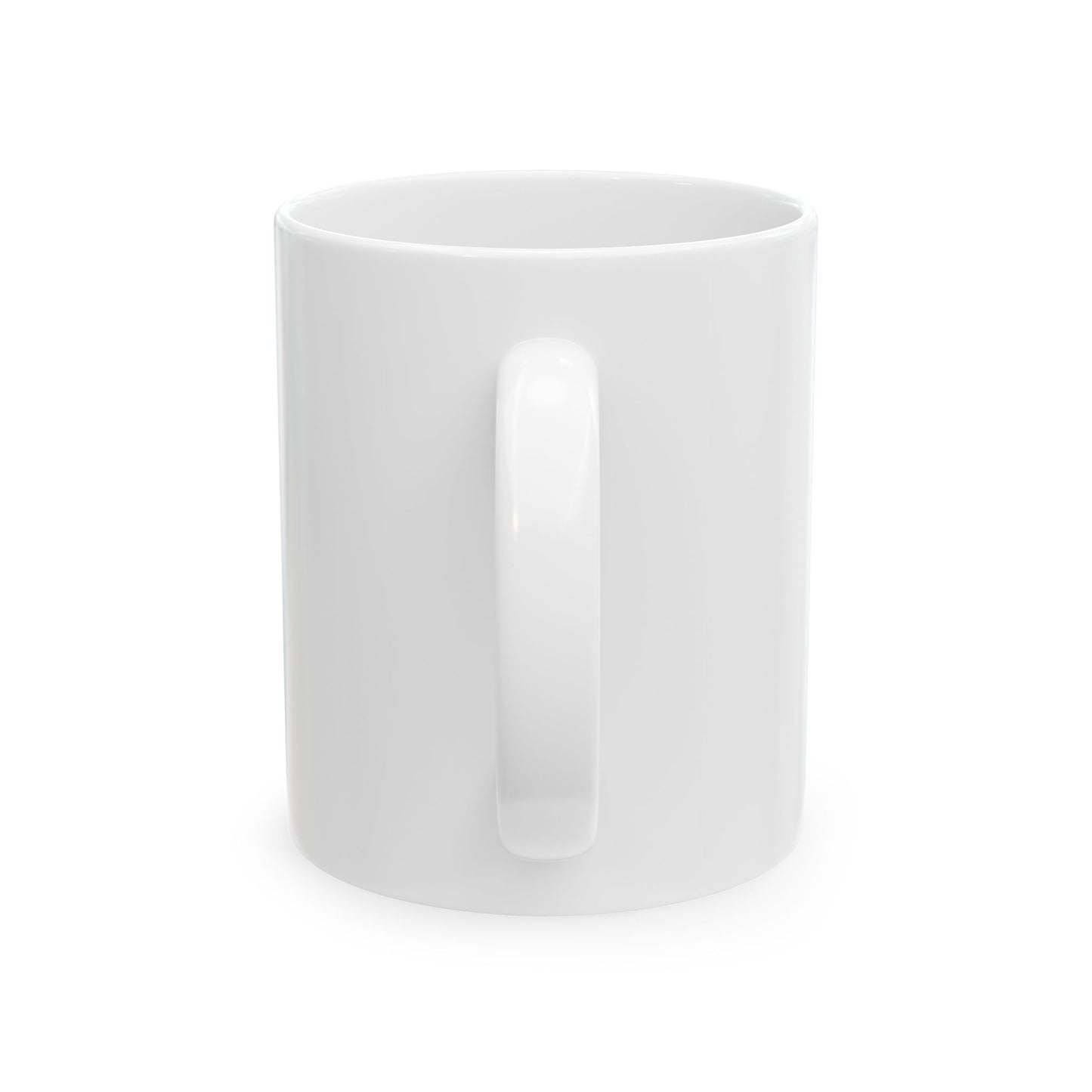 11oz Ceramic Mug, Running On Caffeine, Family Gift, Friend Gift